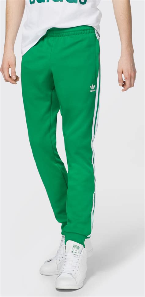 licht groene adidas broek|Adidas sportbroeken retro.